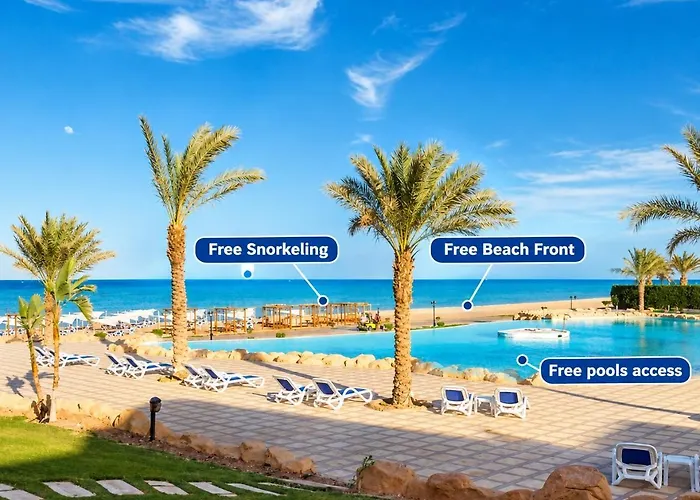 Sahl Hasheesh Finest - Gravity Beachfront Family 2 Bedroom - Non Egyptian Only Garden Pools View Daire *
