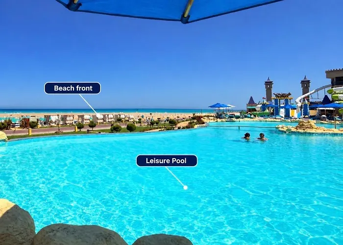 Sahl Hasheesh Finest - Gravity Beachfront Family 2 Bedroom - Non Egyptian Only Garden Pools View Daire